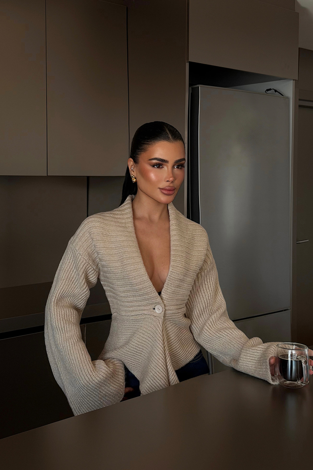 Taş Martinea triko hırka ATE-4615 - EYYO