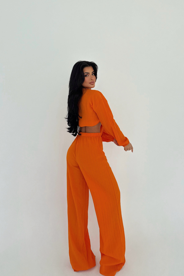 Turuncu Adelina Bağlamalı Takım ATE-2788