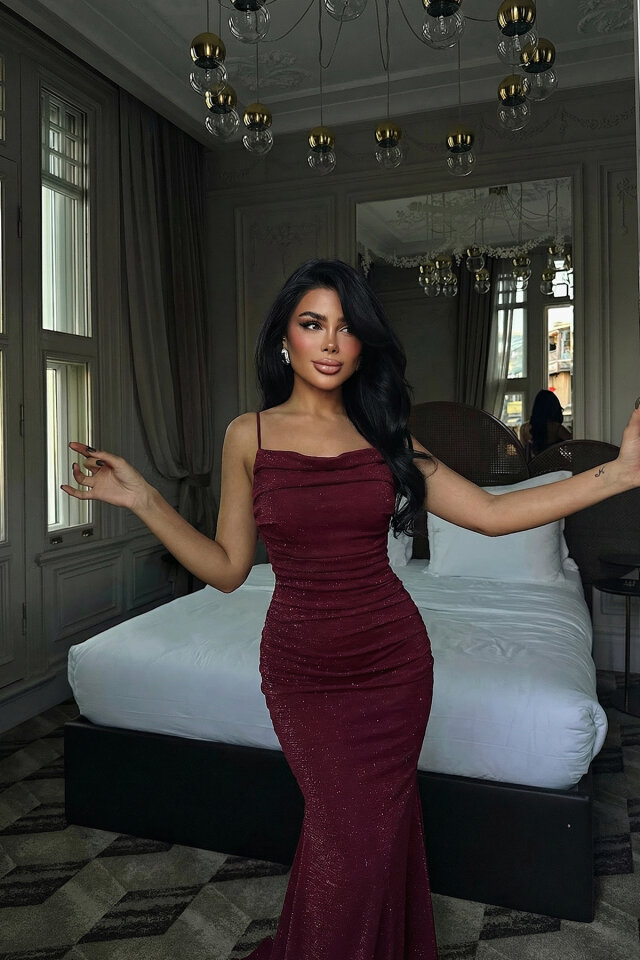 Vişne Çürüğü Gorria Elbise ATE-4471 - EYYO