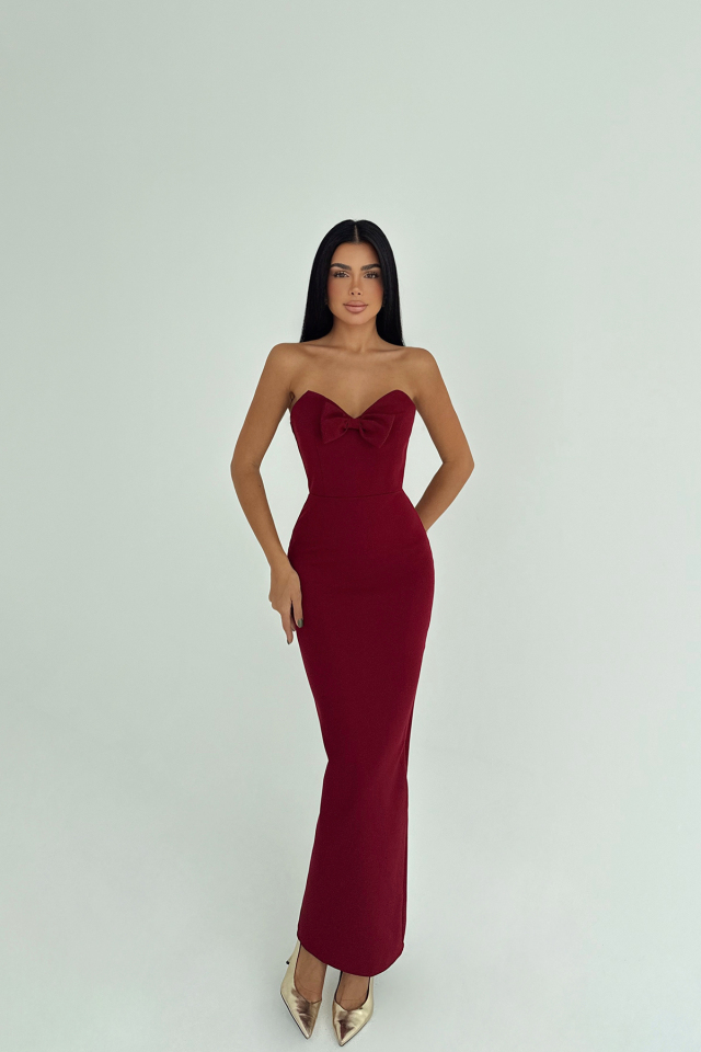 Vişne Çürüğü Cressida Elbise ATE-3234