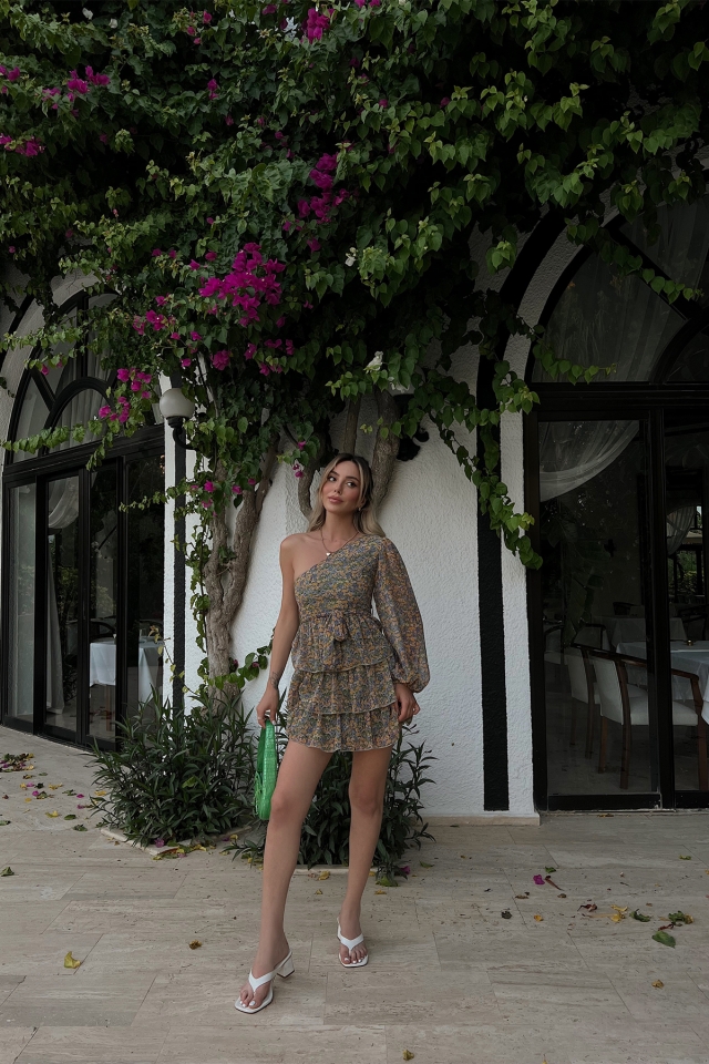 Yellow Raisa Mini Dress ATE1635