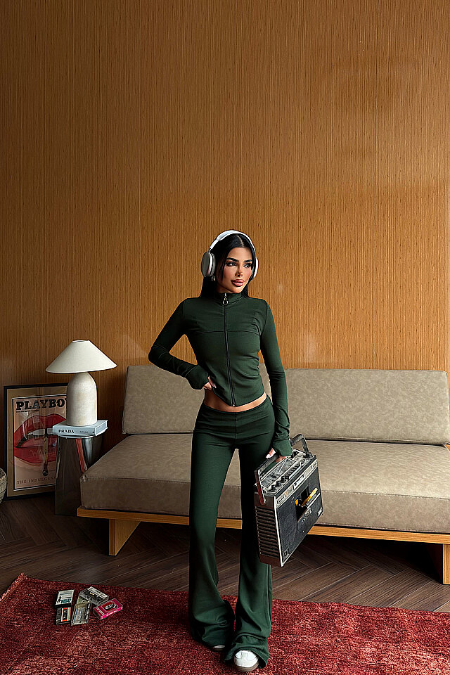 Yeşil 6'lı Yoga Set