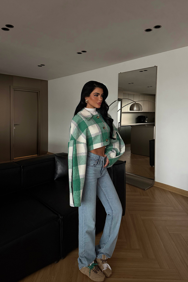 Yeşil Suede Ceket